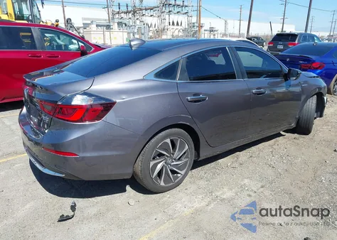 2022 Honda Insight Touring из США, поврежденный, VIN 19XZE4F93NE014222